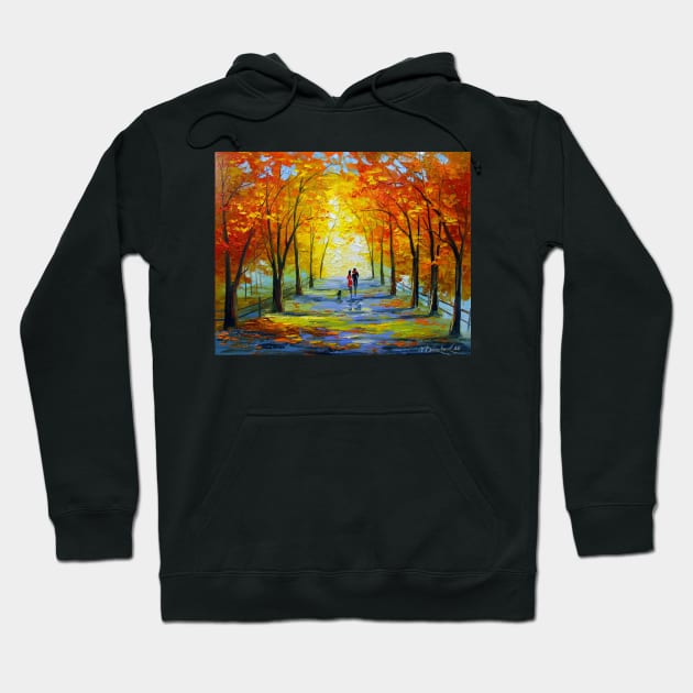 Autumn walk Hoodie by OLHADARCHUKART